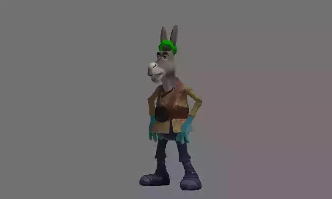 Donkey 5 3D model