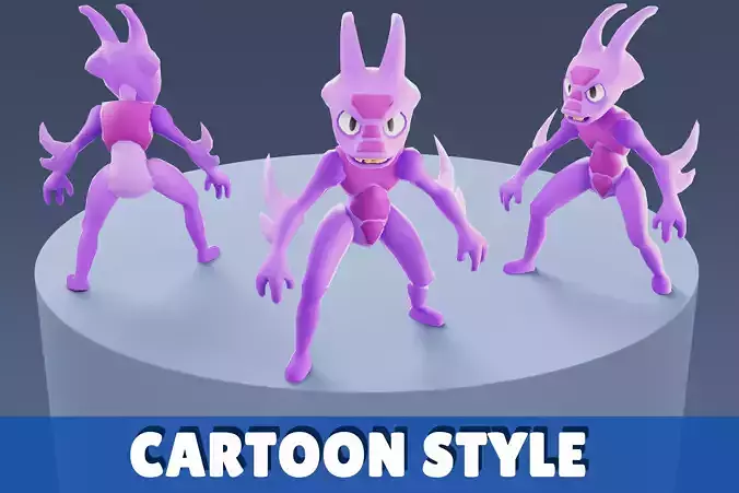 Cartoon Characters - Big Fury Warrior