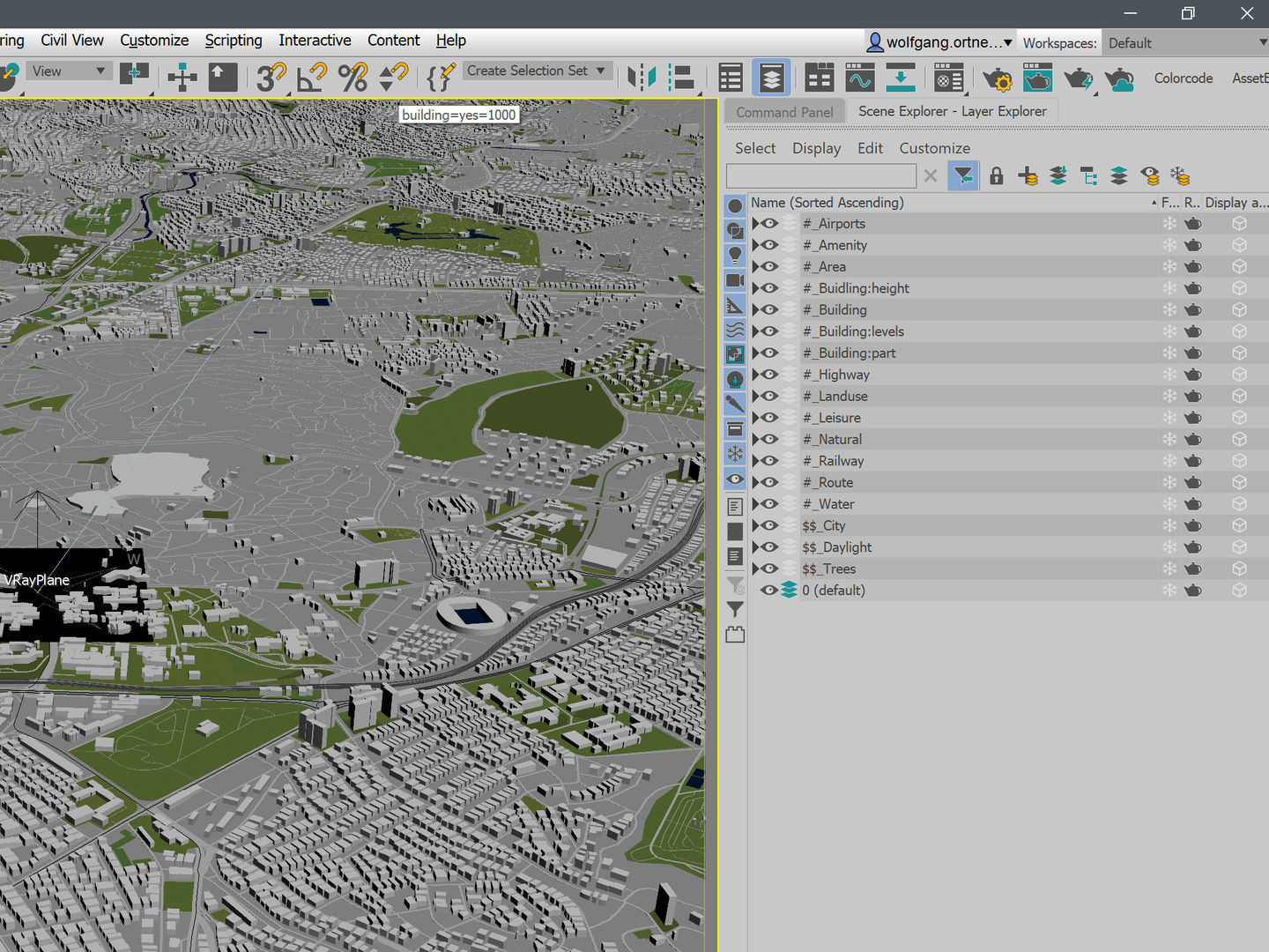 Ankara 50x50km City Map Model 3D model_11