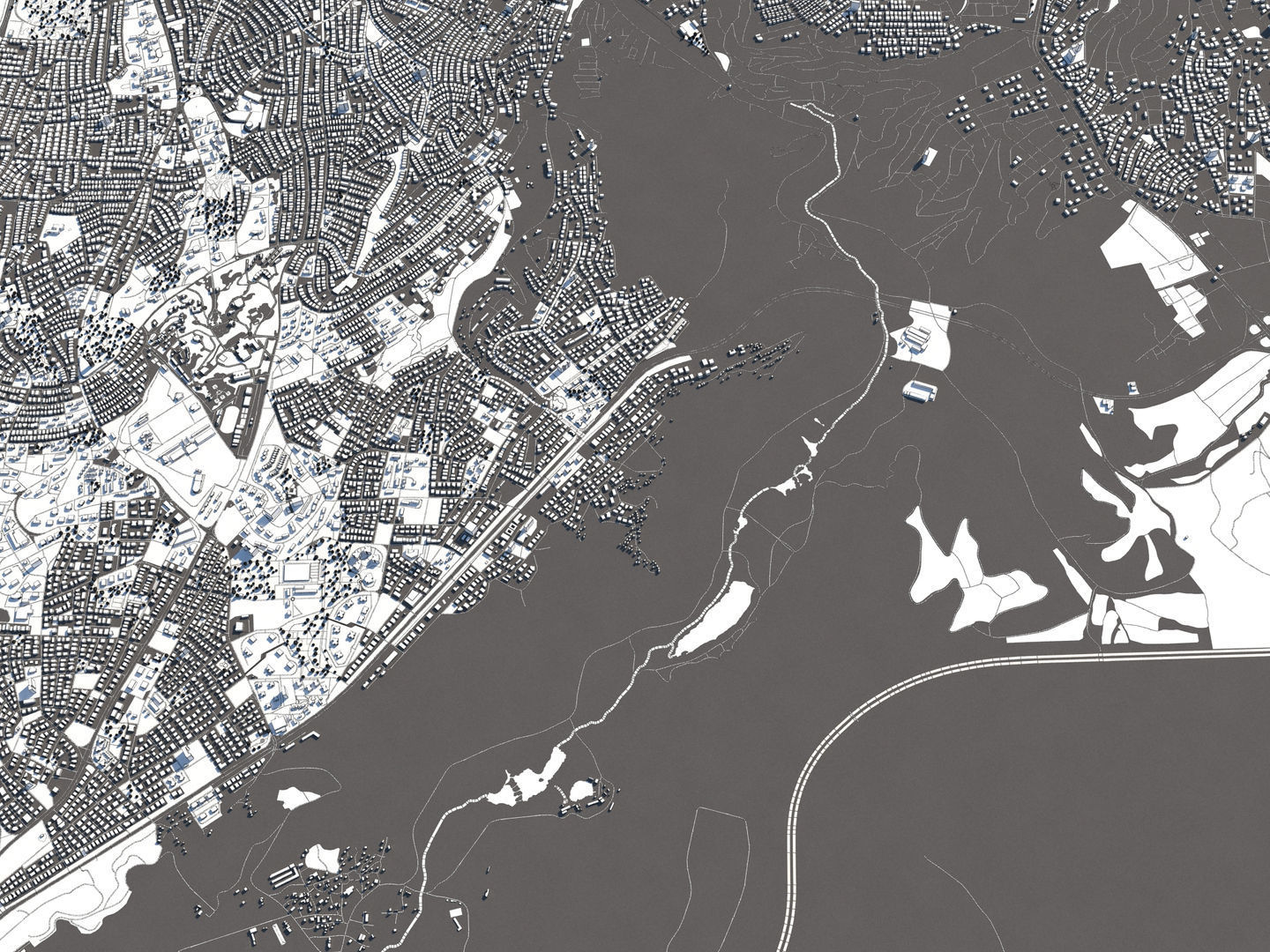 Ankara 50x50km City Map Model 3D model_21