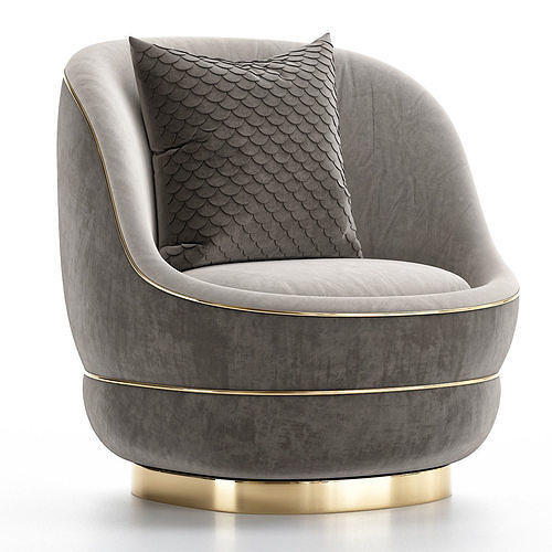 VOLPINIDO Armchair 3d model Low-poly 3D model