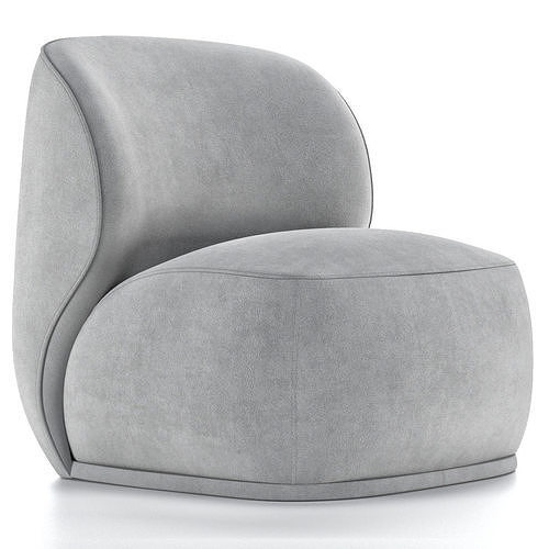 Armchair Ribera 3d model Low-poly 3D model