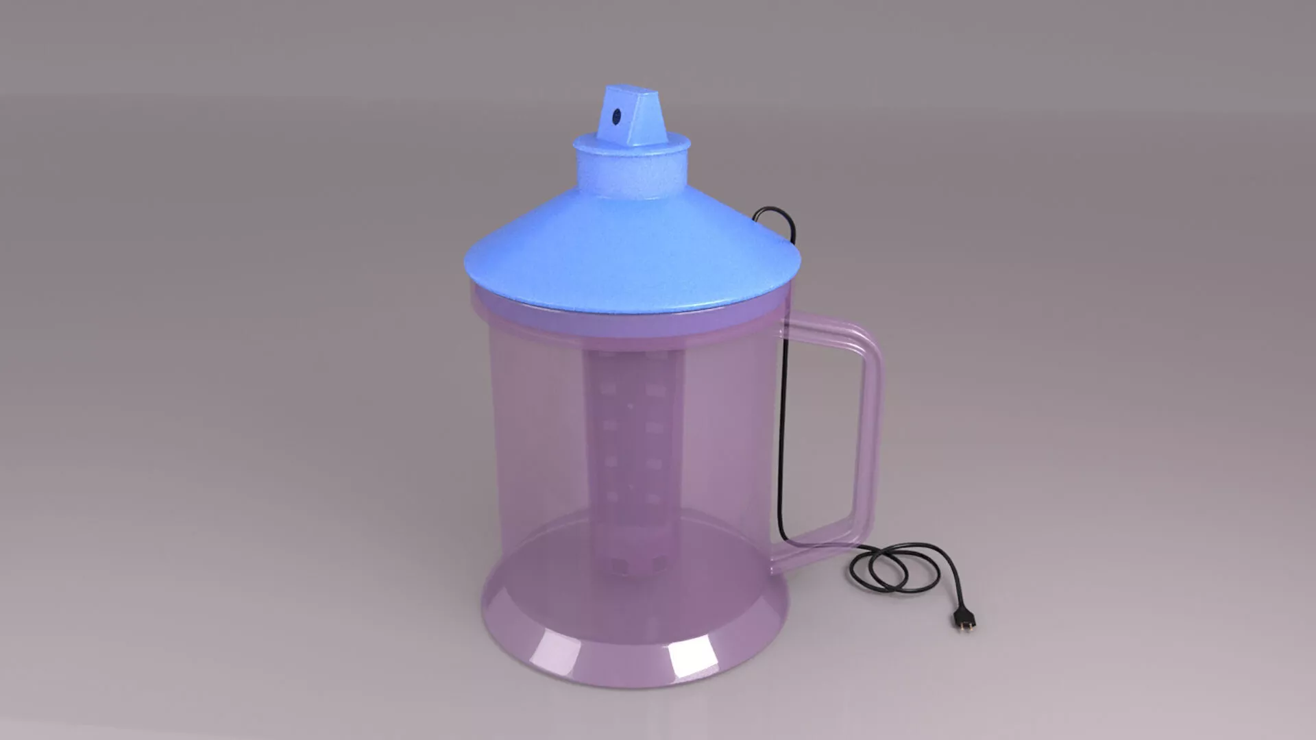 Steam Inhaler Vaporizer Low-poly 3D model