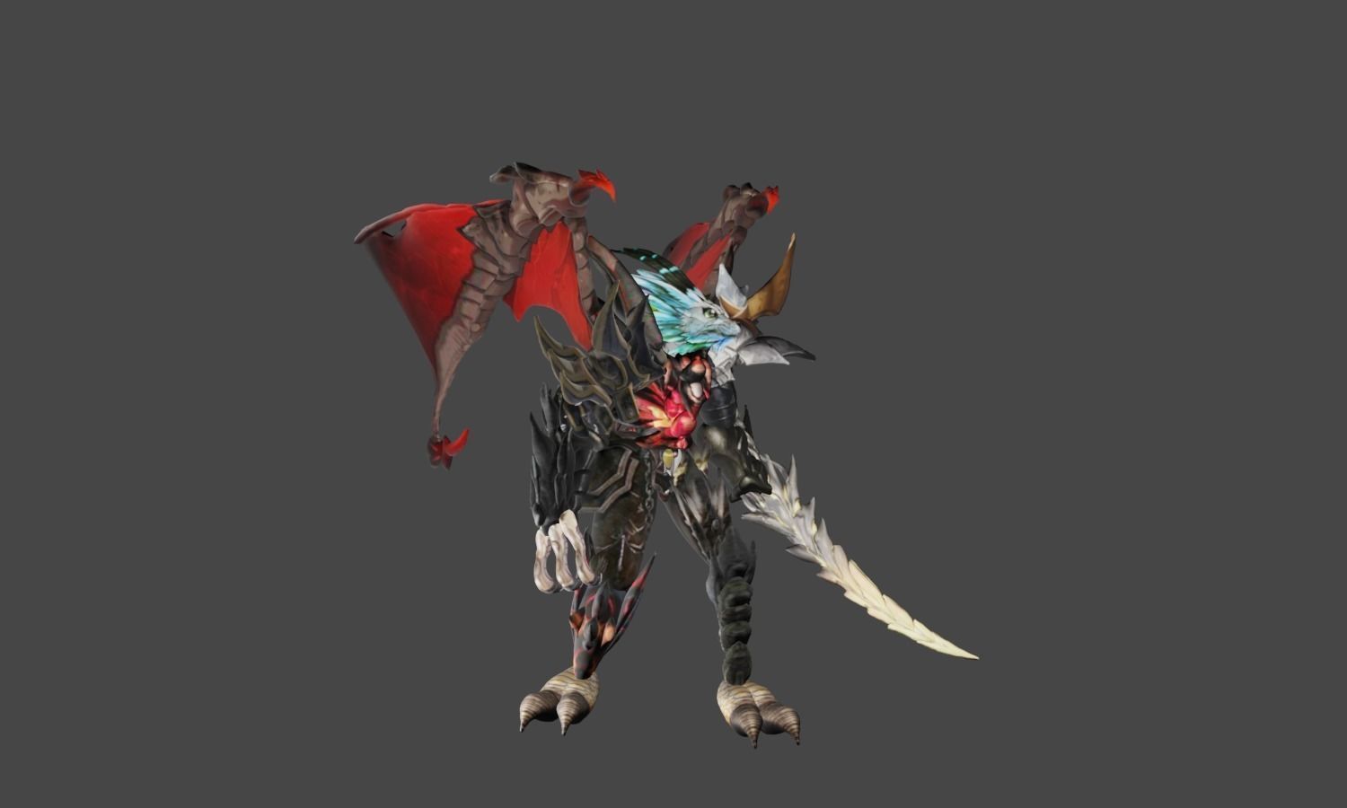 Zeloeman A 8 demon holding sword 3D model_11