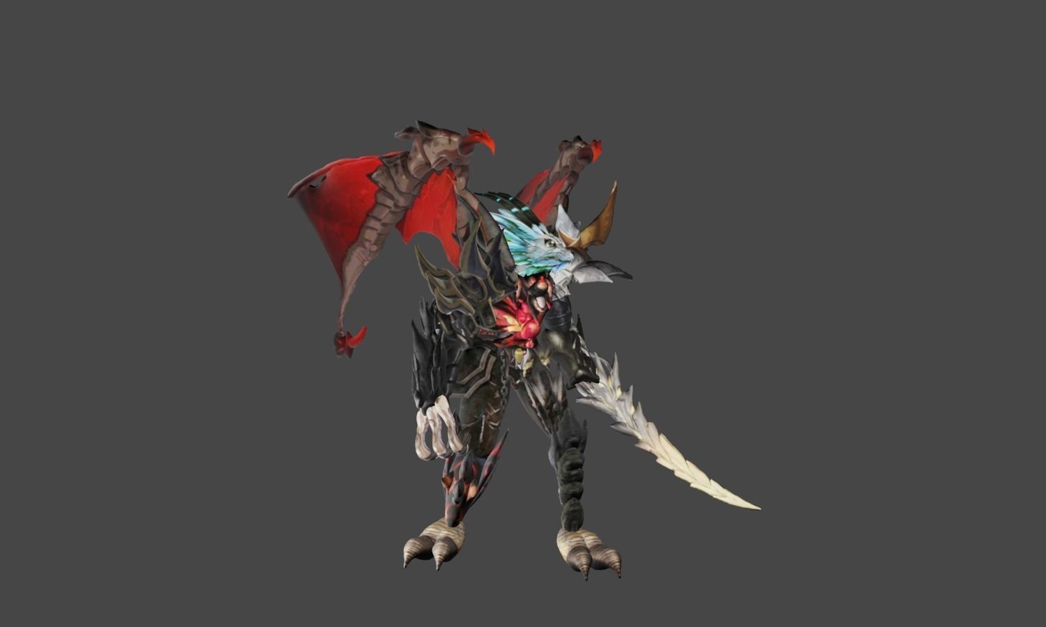 Zeloeman A 8 demon holding sword 3D model_9