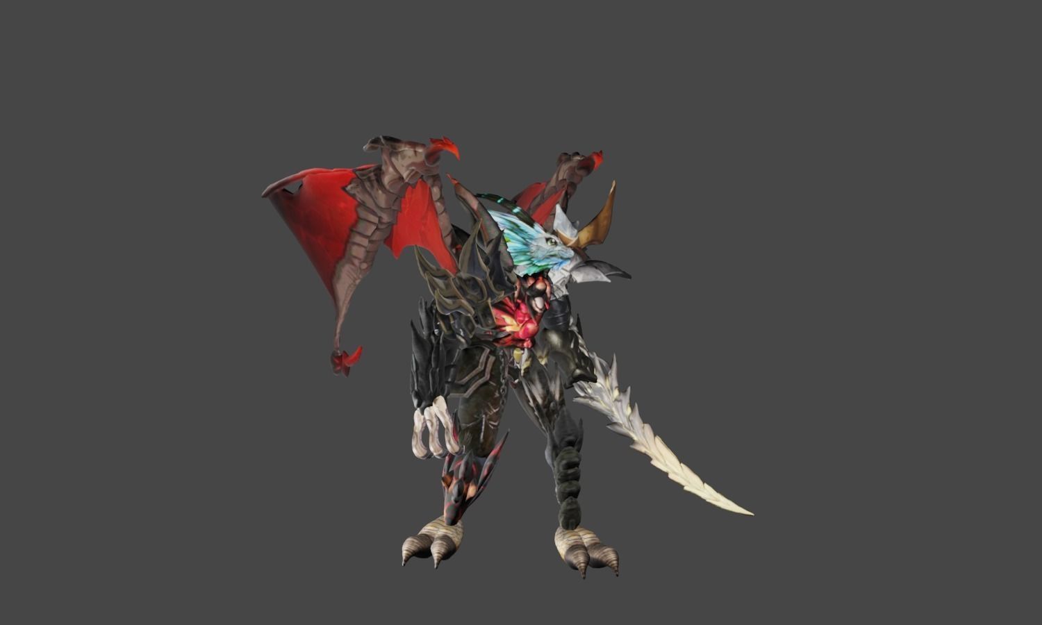 Zeloeman A 8 demon holding sword 3D model_15