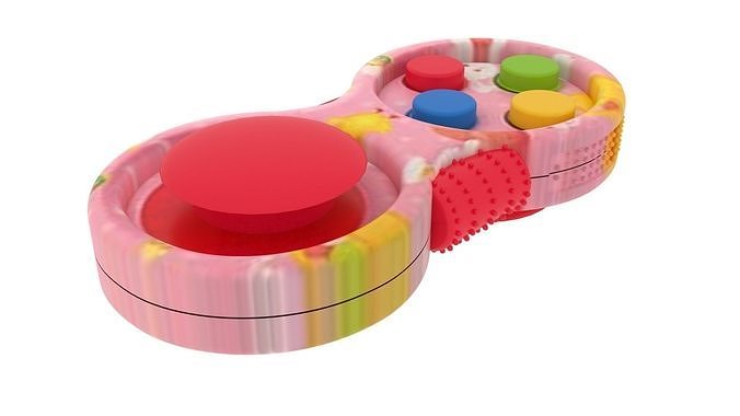 Easter Joypad Controller Fidget Toy 3D model