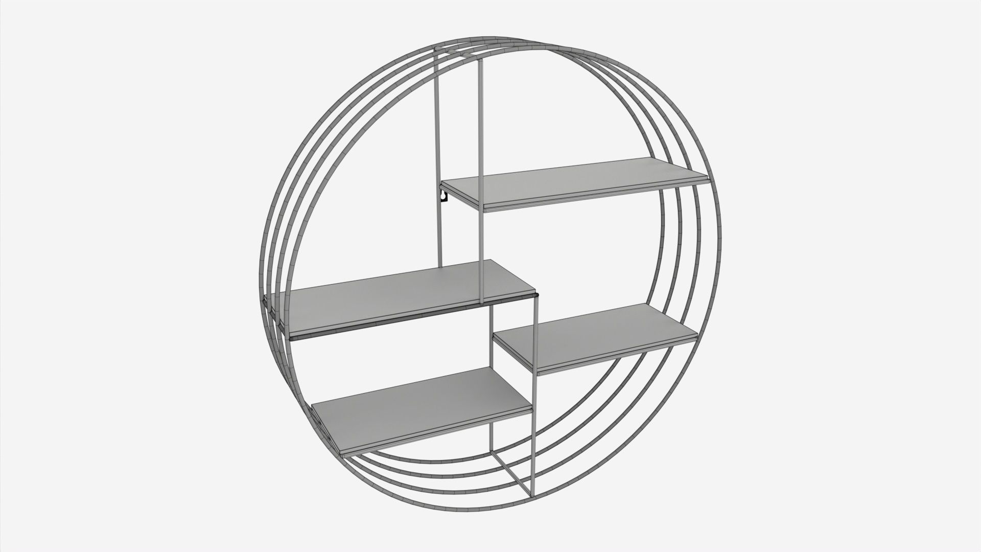 Wall Shelf Darkenberd 3D model_5
