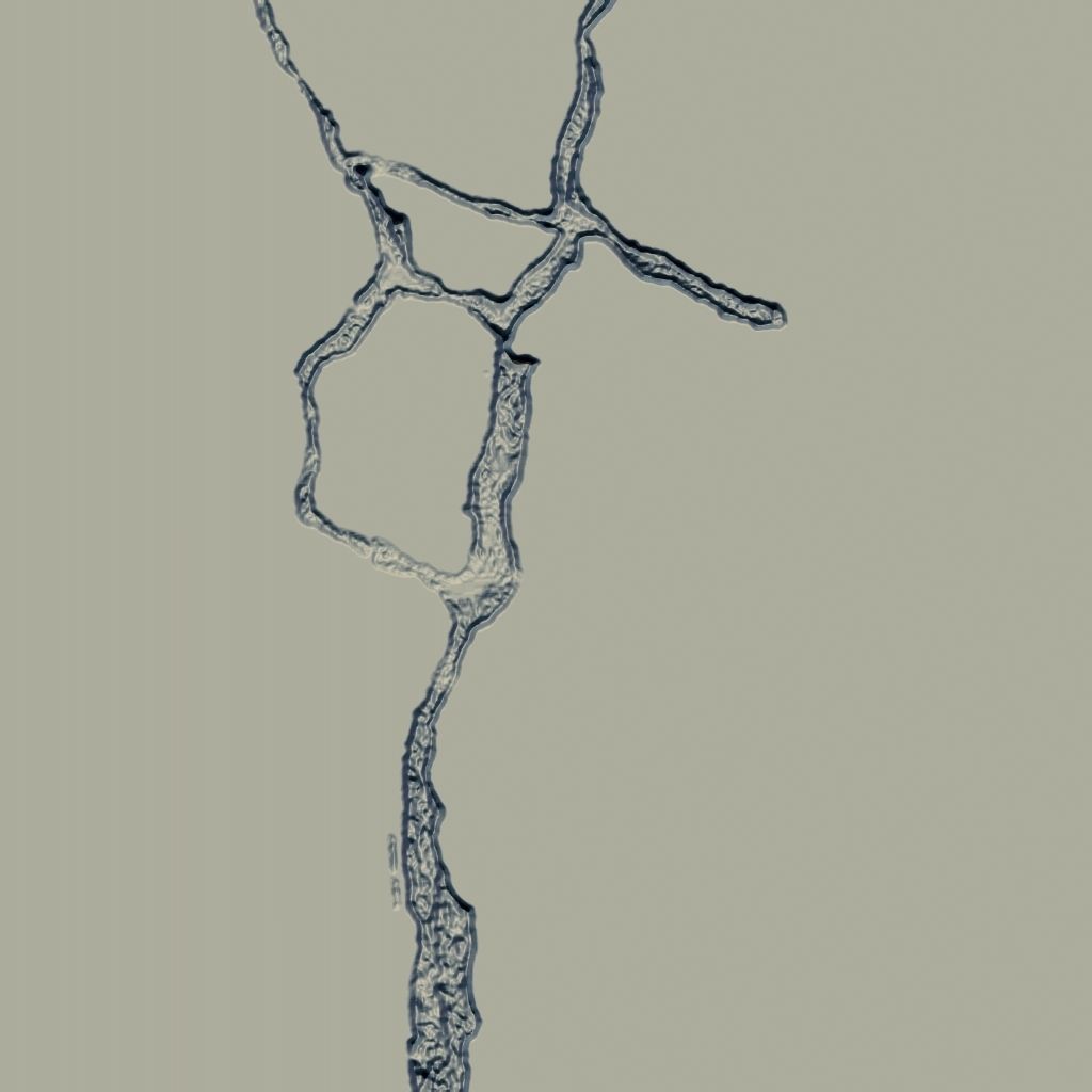 Wall Crack Alpha Brushes Low-poly 3D model_15