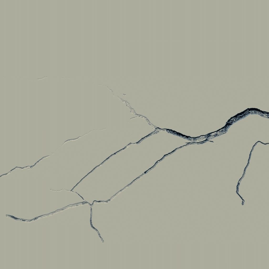 Wall Crack Alpha Brushes Low-poly 3D model_11