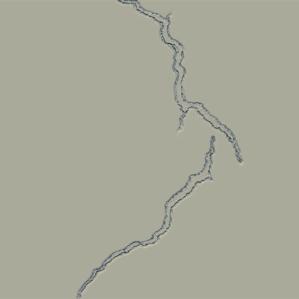 Wall Crack Alpha Brushes Low-poly 3D model_9