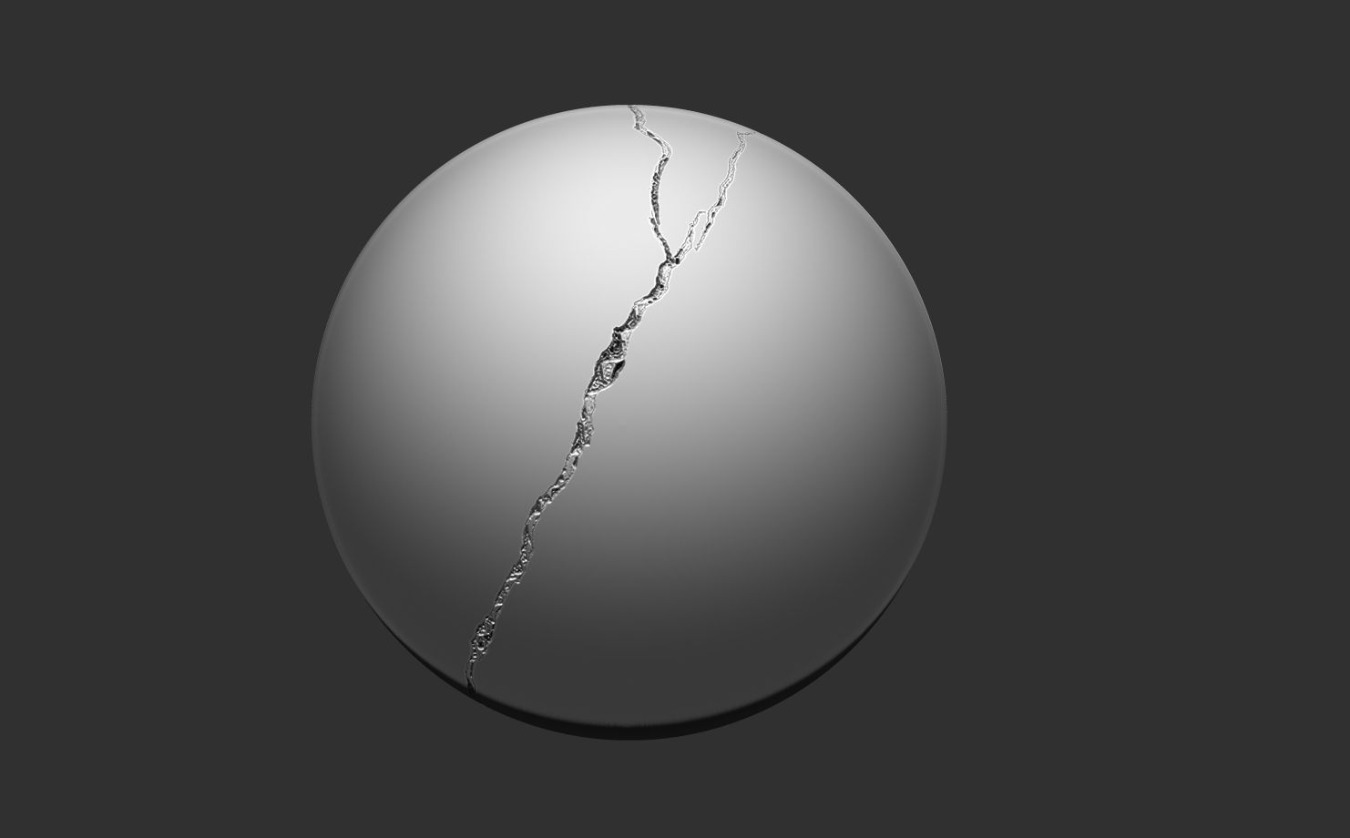 Wall Crack Alpha Brushes Low-poly 3D model_16