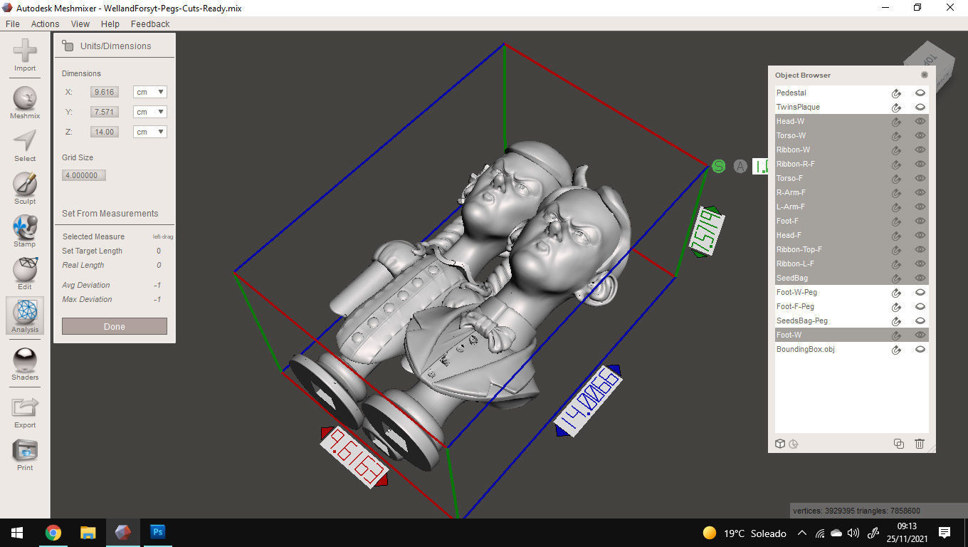 Haunted Mansion The Twins 3D Printable Busts 3D print model_43