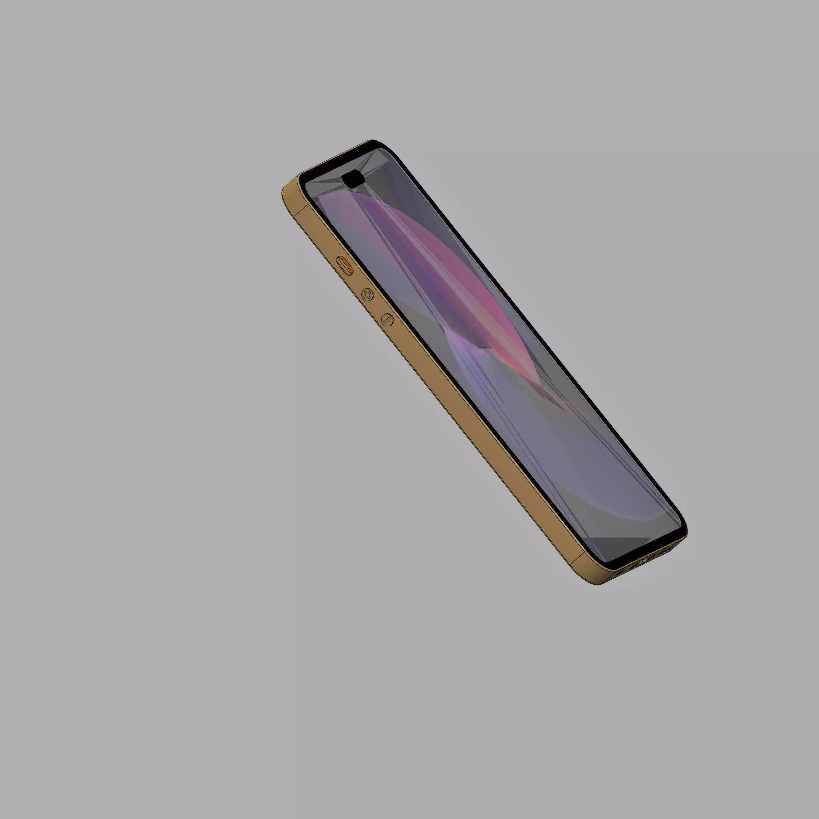 Concept iPhone SE 3D model_0