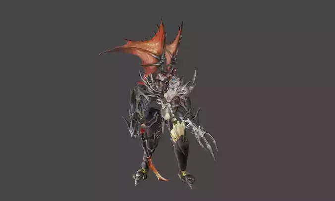 Zeloeman A 1 demon with wings