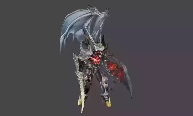 Zeloeman B 5 demon with wings