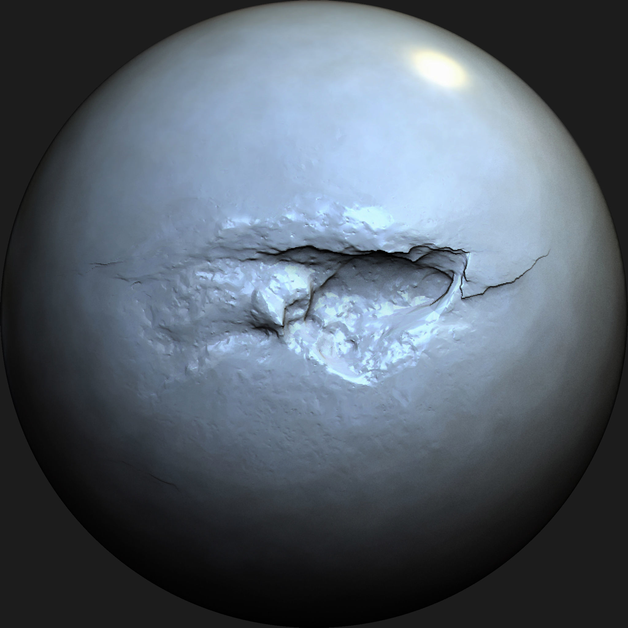 Wall Damage VDM Brushes Vol 4 Low-poly 3D model_10