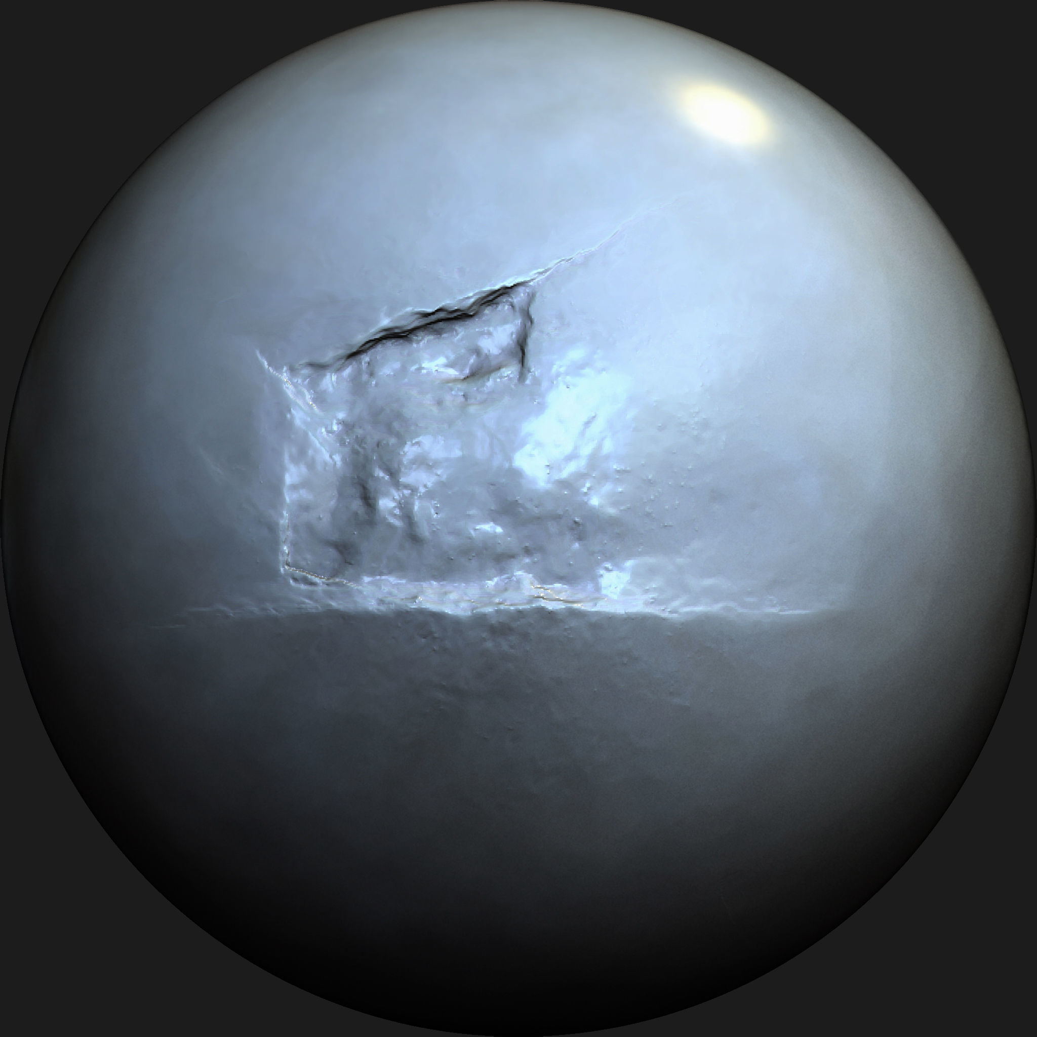 Wall Damage VDM Brushes Vol 4 Low-poly 3D model_9