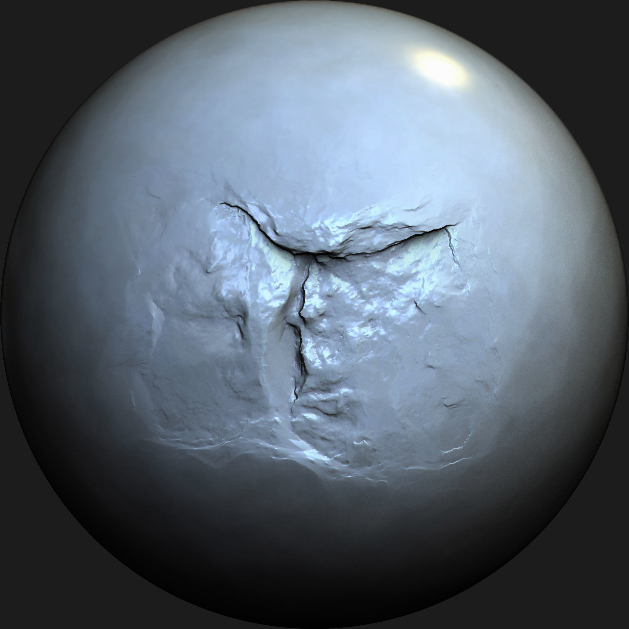 Wall Damage VDM Brushes Vol 4 Low-poly 3D model_5