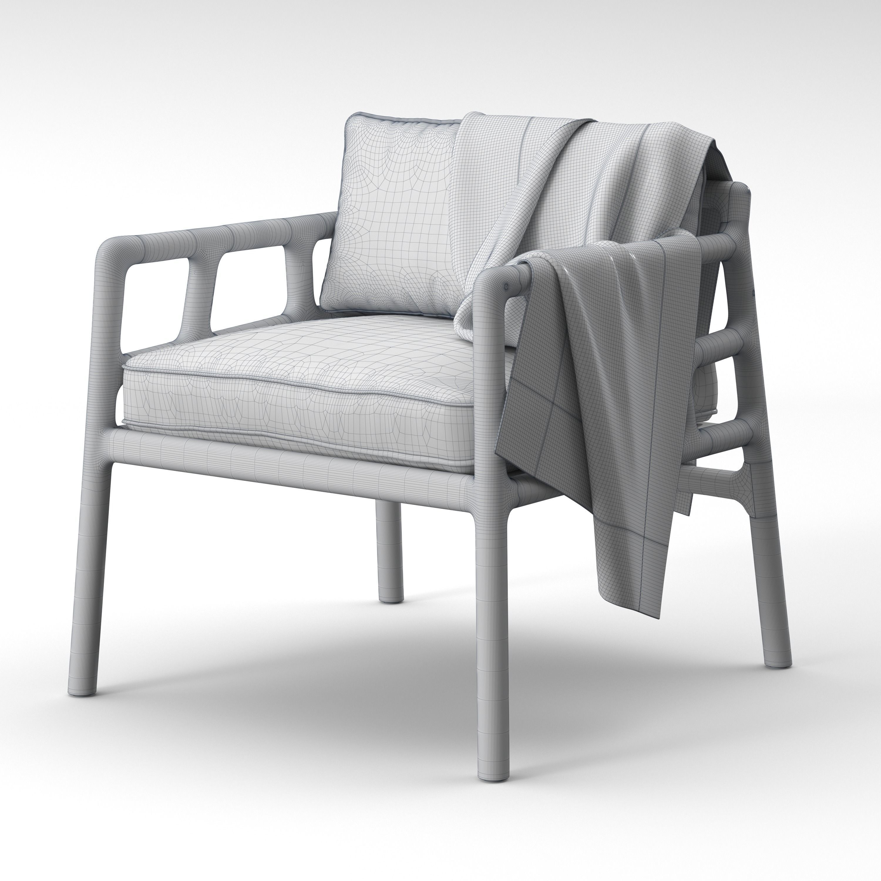 Metropolitan Chair 3D model_6