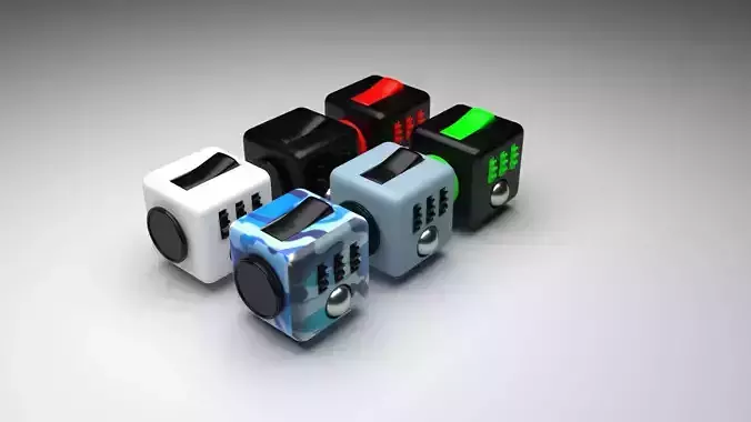 Anti Stress Cube 3D model
