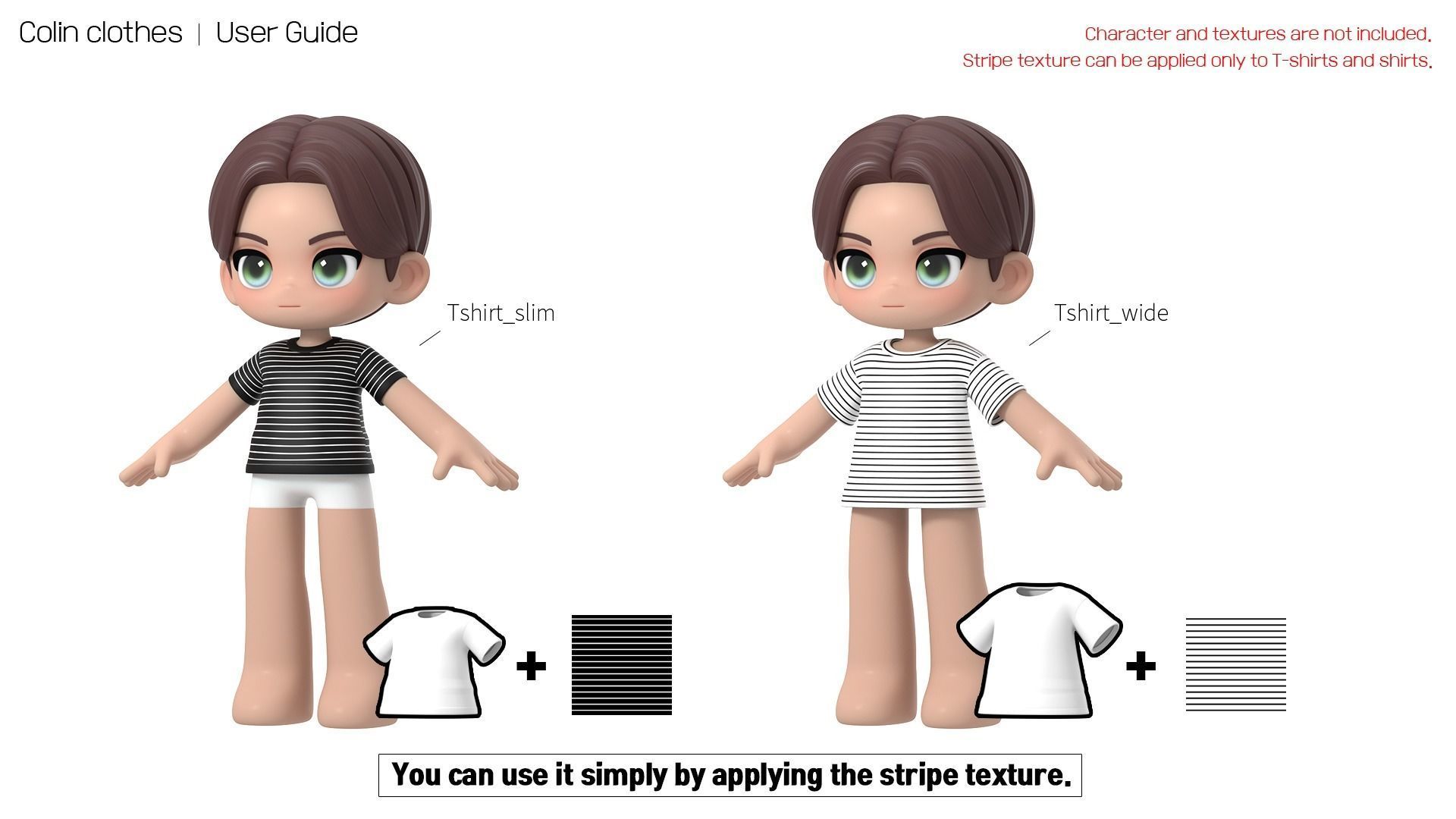 Colin clothes Low-poly 3D model_6