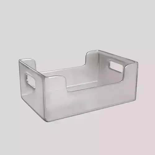 Plastic and Acrylic box Free 3D model