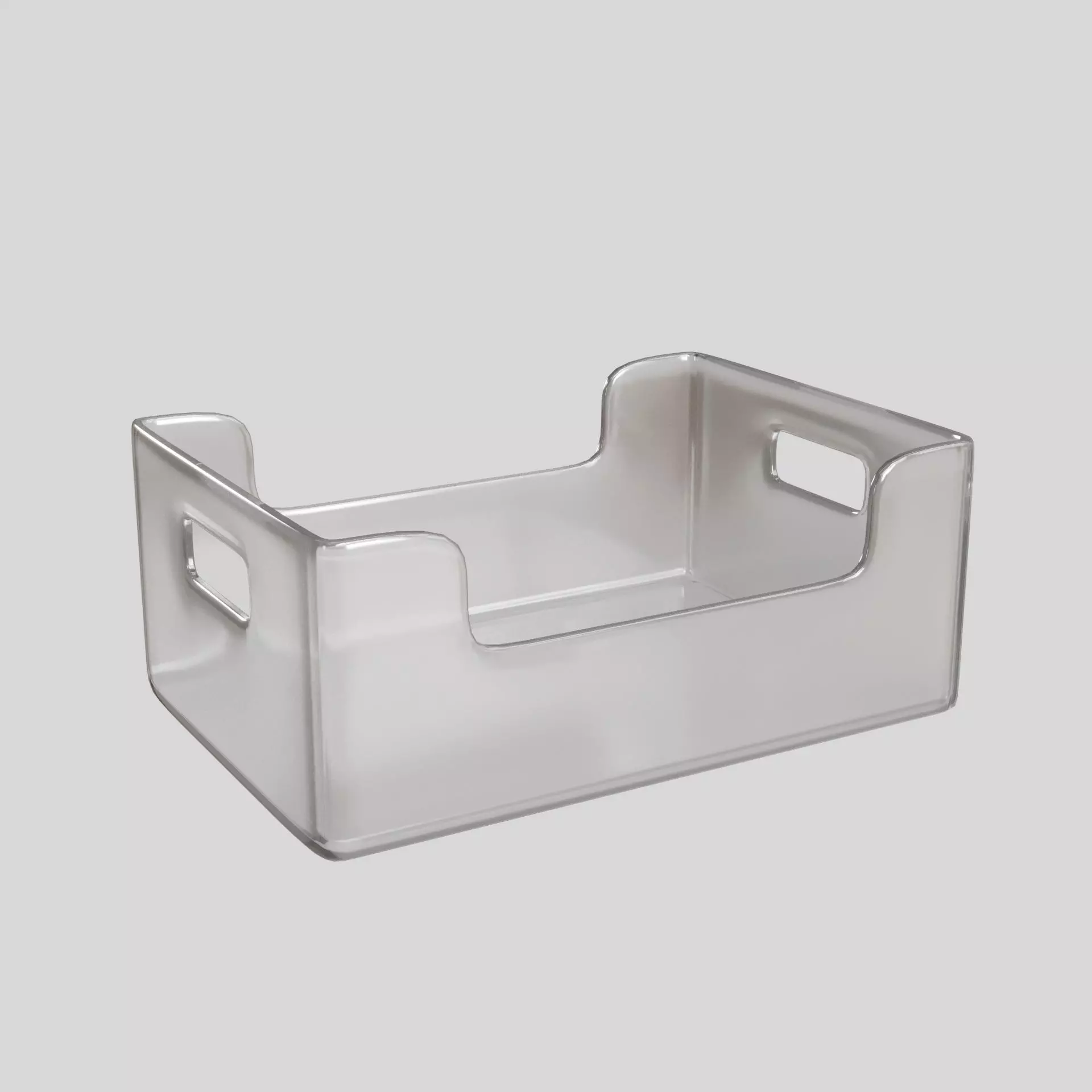 Plastic and Acrylic box Free 3D model