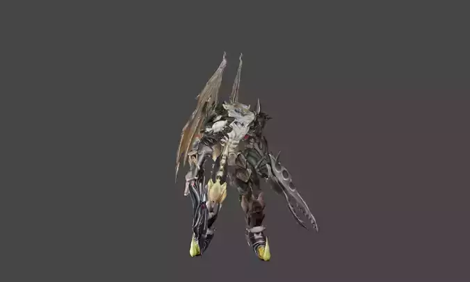 Zeloeman B 2 creature with wings
