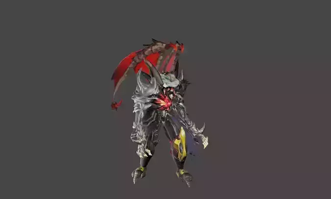 Zeloeman B 1 demon with wings