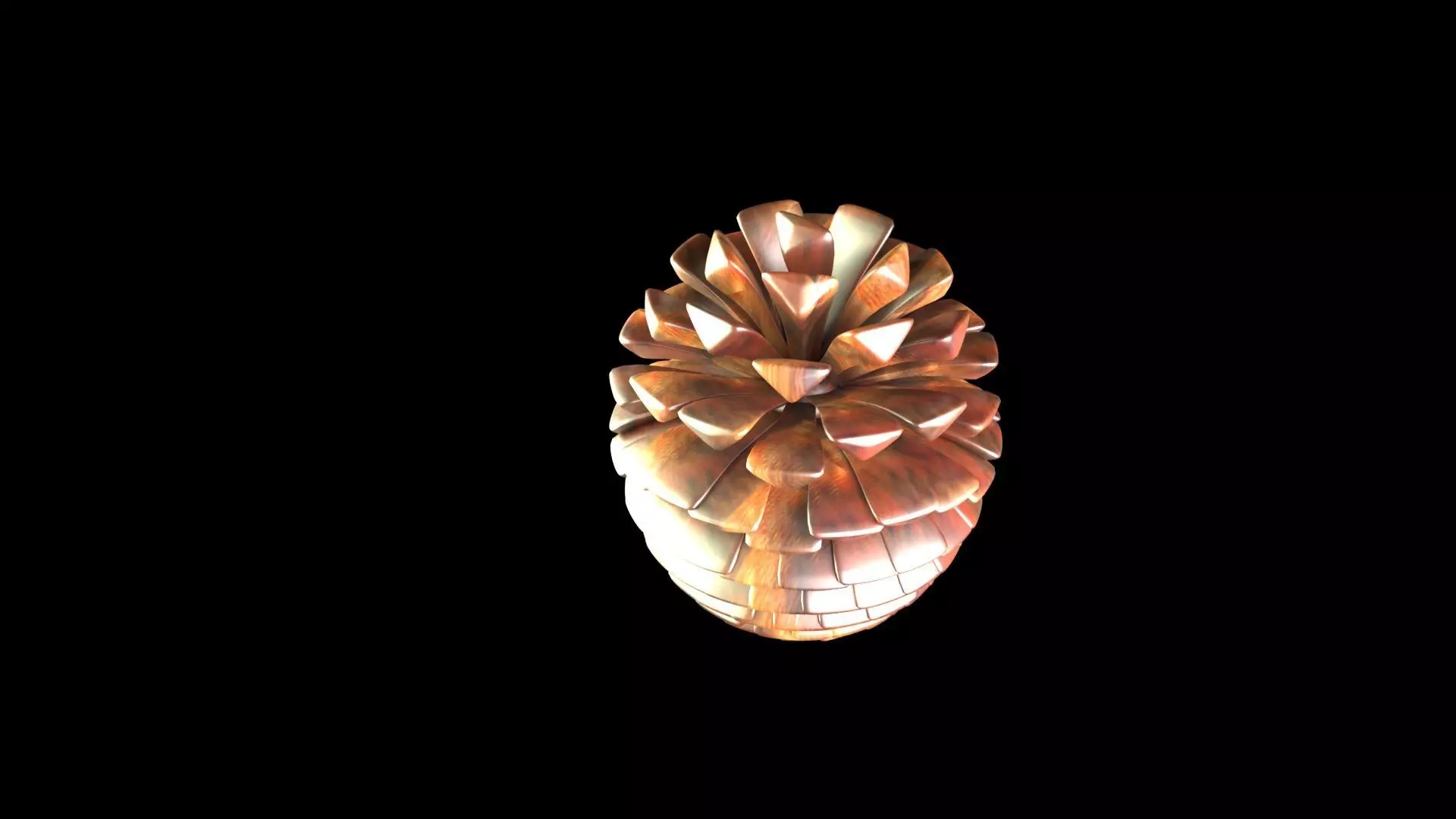 Fir Cone 3D model_0