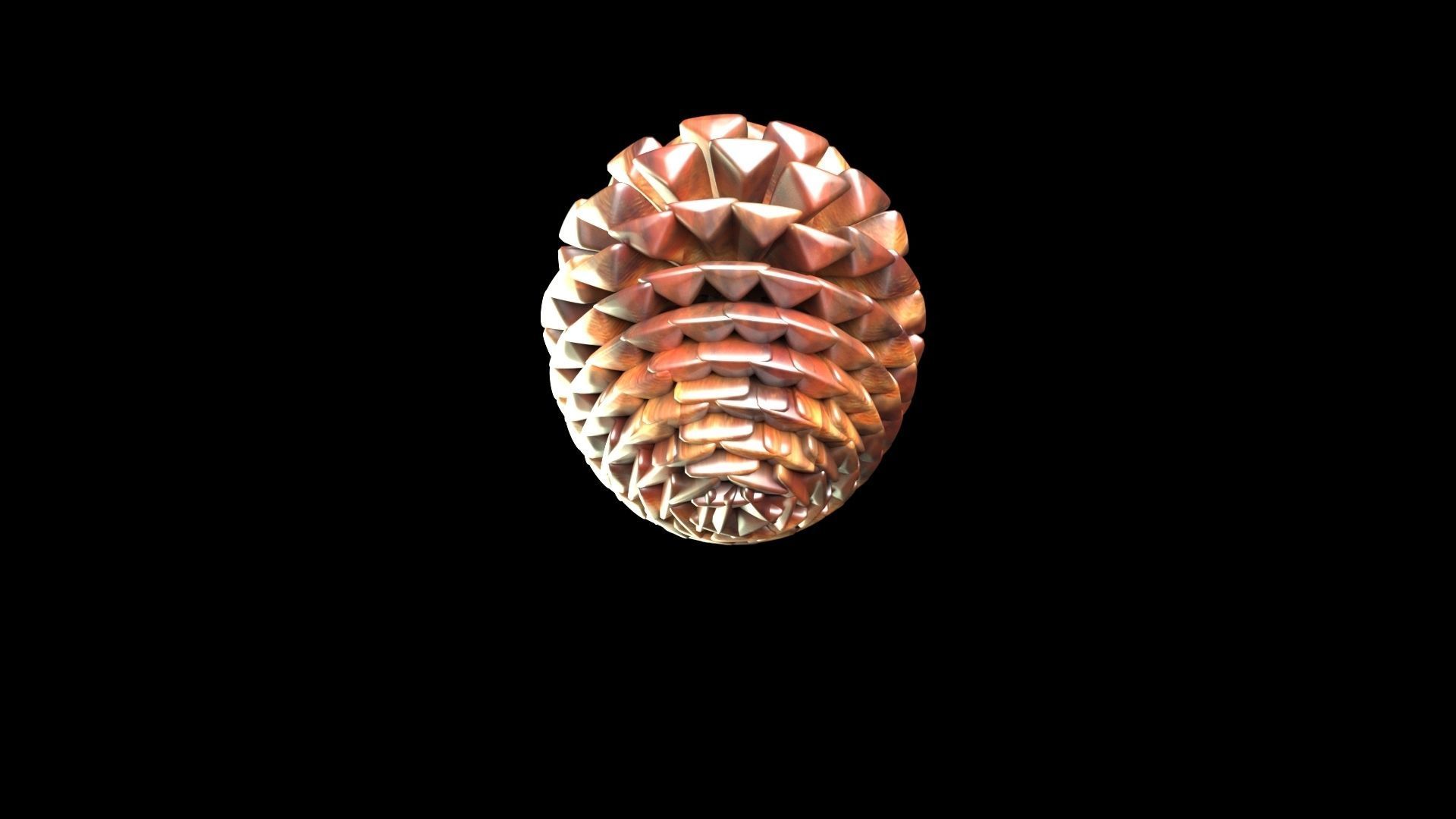 Fir Cone 3D model_6