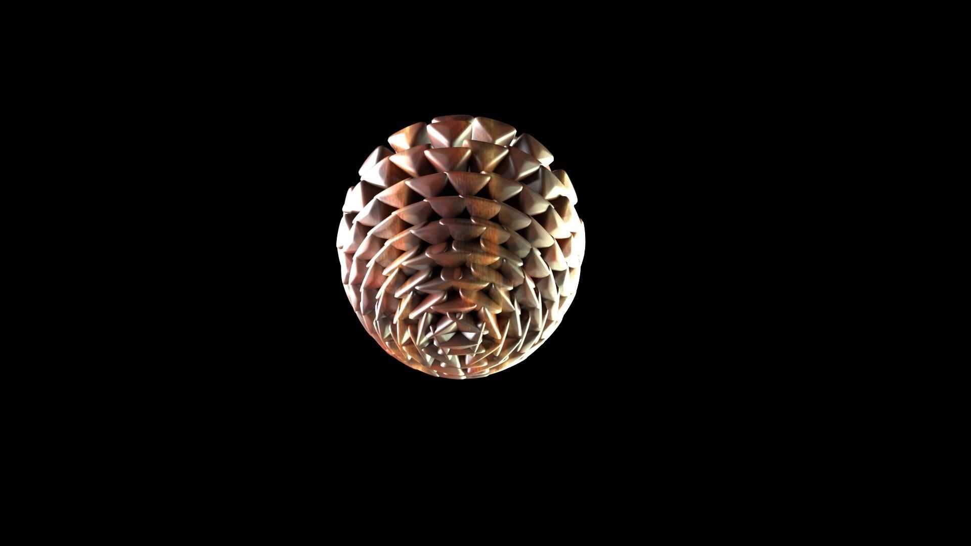 Fir Cone 3D model_4