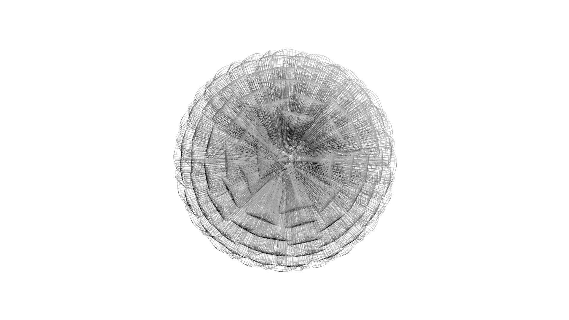 Fir Cone 3D model_50