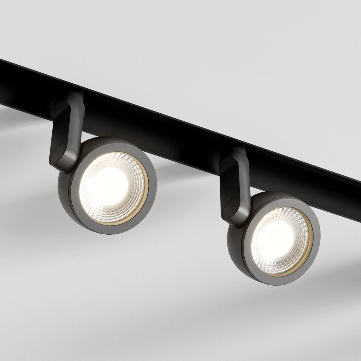 Light Set different lighting fixtures on wall 3D model_1