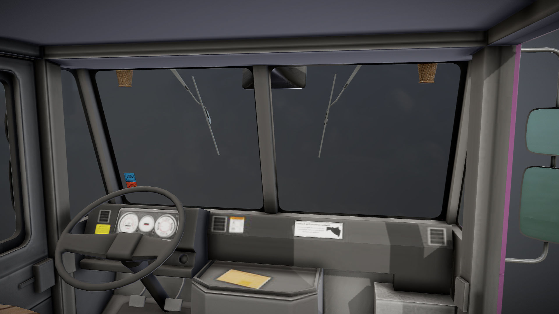 Icecream food truck Low-poly 3D model_24