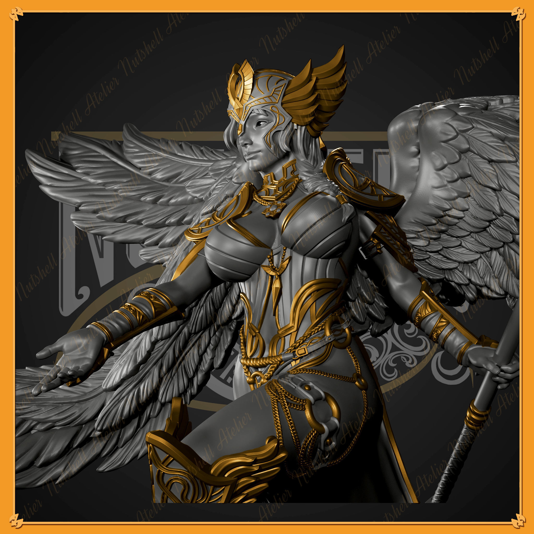 Nutshell Atelier - Valkyrie - NSFW 3D print model_5