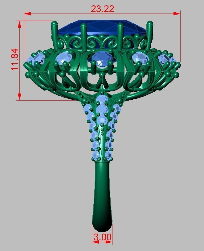 Ring 3D model 0227 3D printable model 3D print model_20