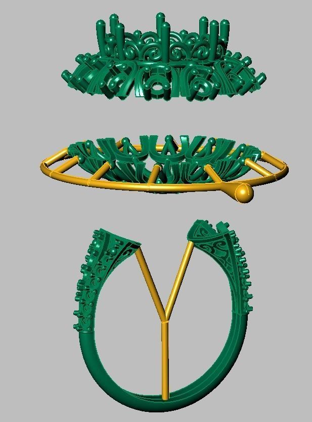 Ring 3D model 0227 3D printable model 3D print model_19