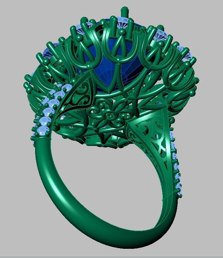 Ring 3D model 0227 3D printable model 3D print model_17