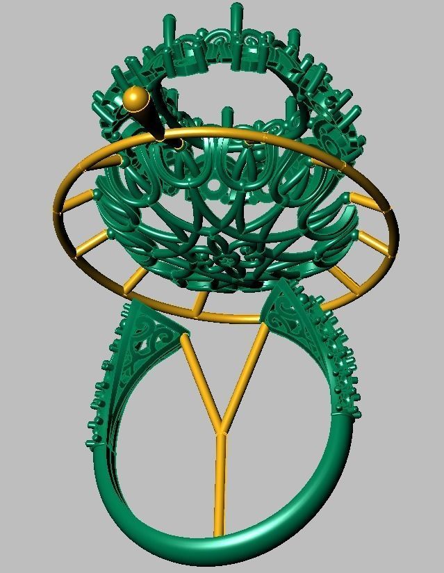 Ring 3D model 0227 3D printable model 3D print model_14