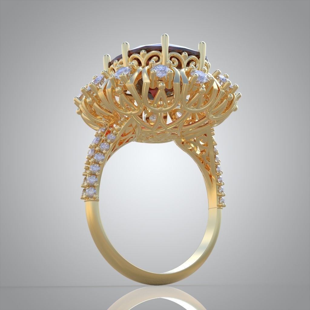 Ring 3D model 0227 3D printable model 3D print model_4