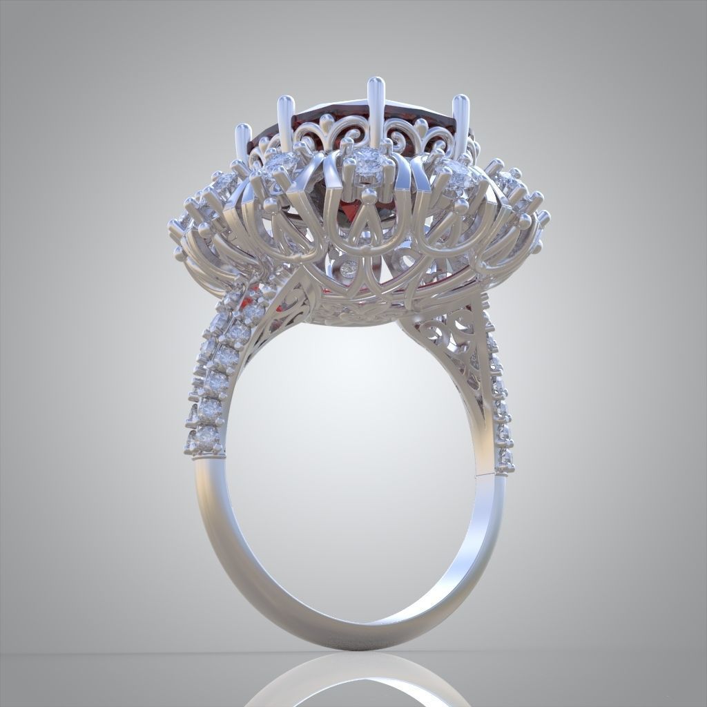 Ring 3D model 0227 3D printable model 3D print model_5