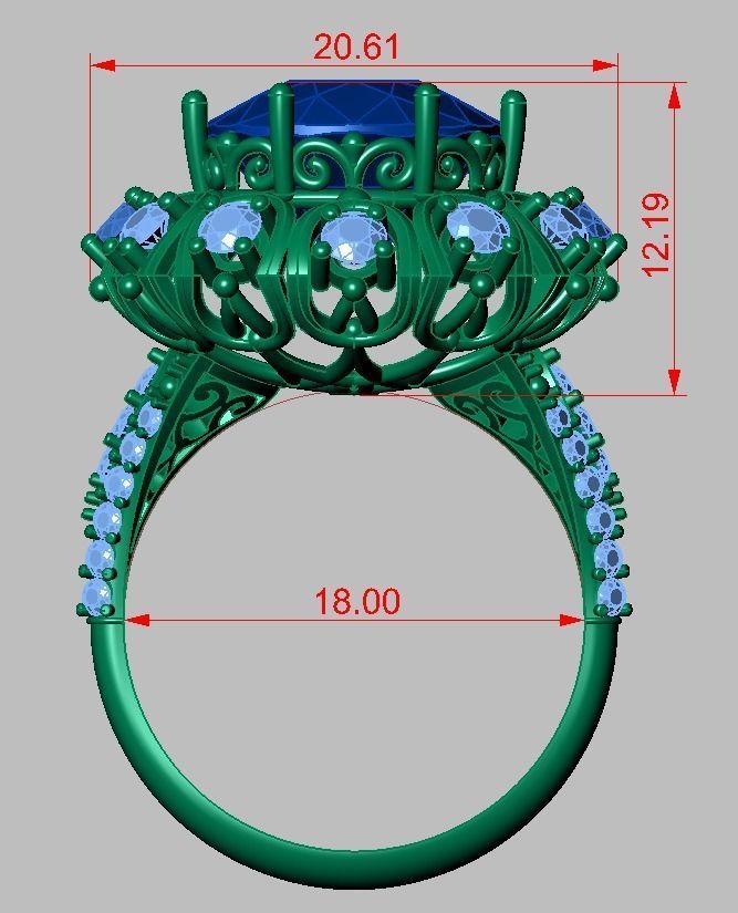 Ring 3D model 0227 3D printable model 3D print model_21