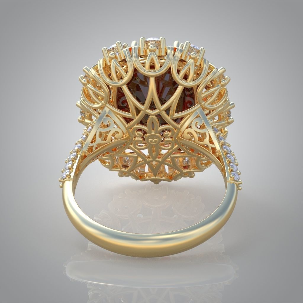 Ring 3D model 0227 3D printable model 3D print model_12