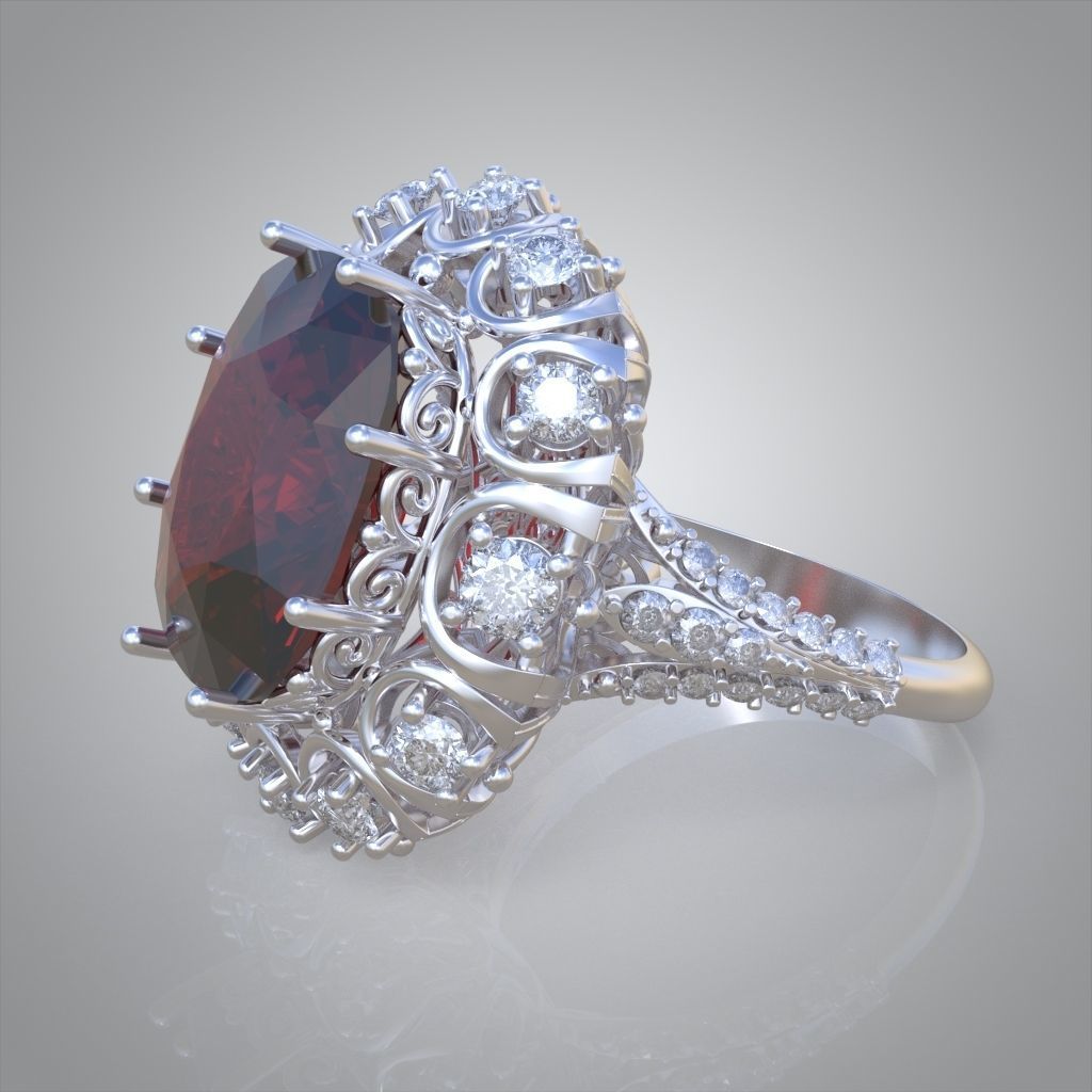 Ring 3D model 0227 3D printable model 3D print model_9