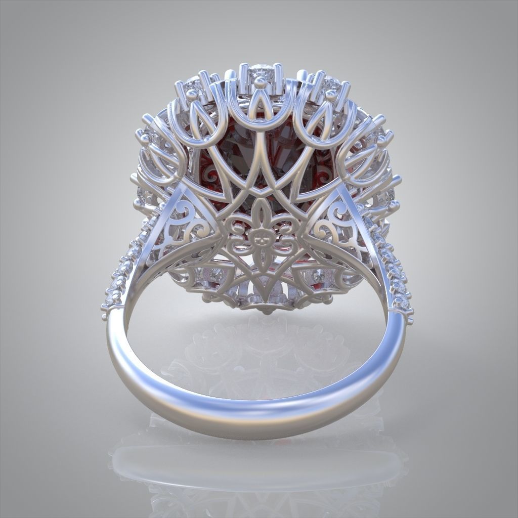 Ring 3D model 0227 3D printable model 3D print model_13