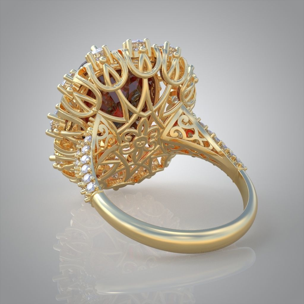 Ring 3D model 0227 3D printable model 3D print model_11