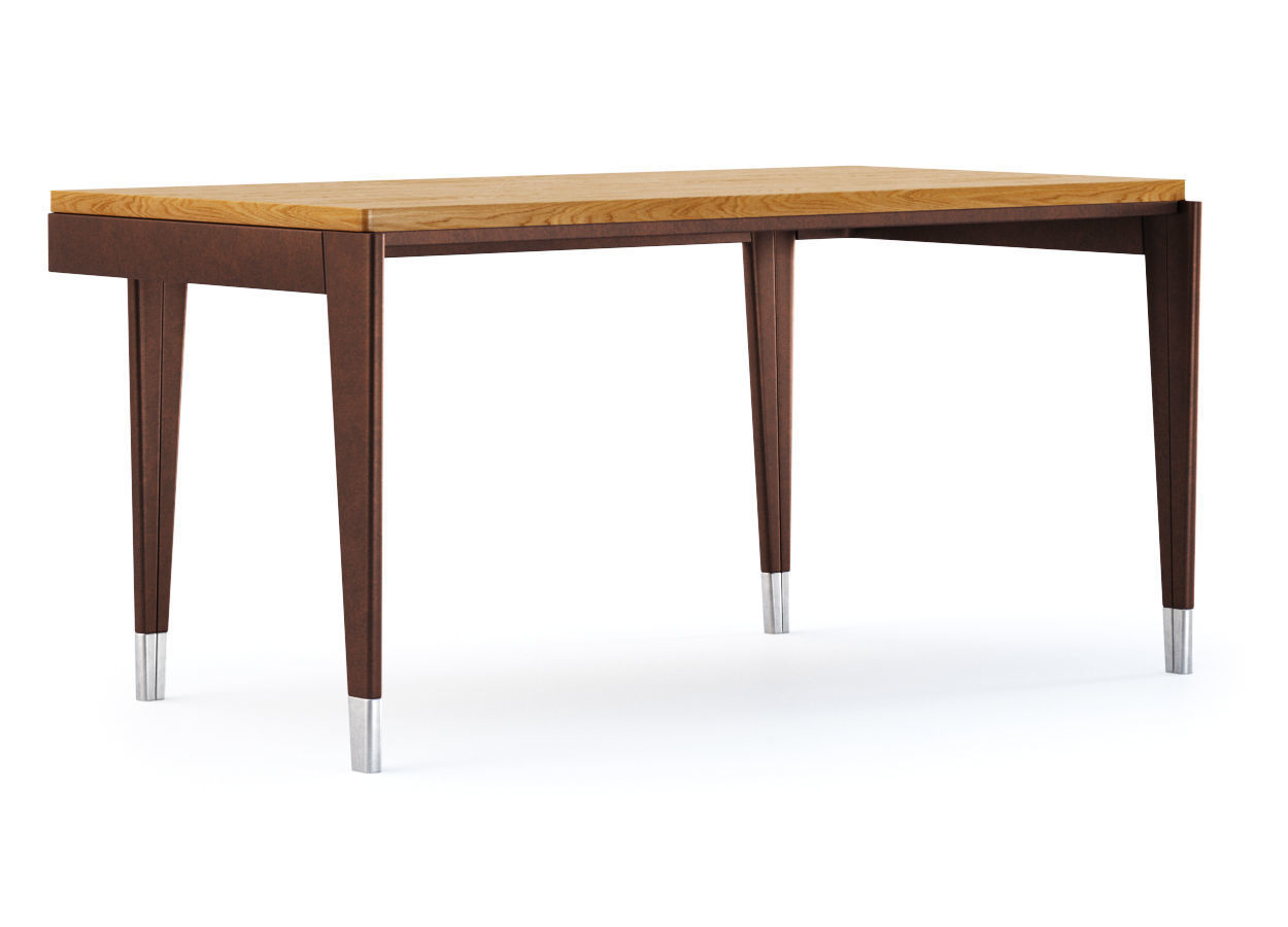 Jean Prouve desk table  3D model_2