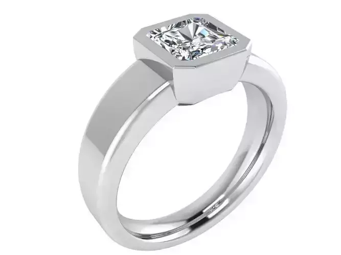 Smug Diamond ring 2620 3D print model